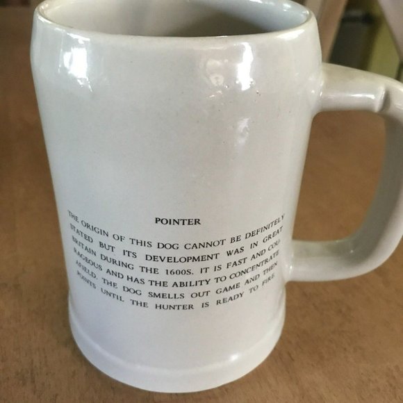 Vintage McCoy Pottery Pointer Dog Coffee Mug Cup 6395 - Picture 2 of 3